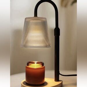 Modern Candle Warmer Lamp, Adjustable Brightness & Timer
